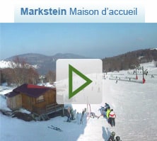 Vue webcam maison du Markstein en hiver